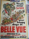 Belle Vue advertising poster from 50s or 60s