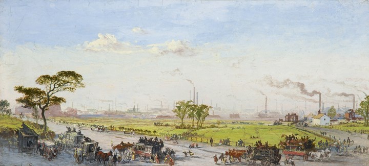 Manchester from Belle Vue, 1861 by George Danson